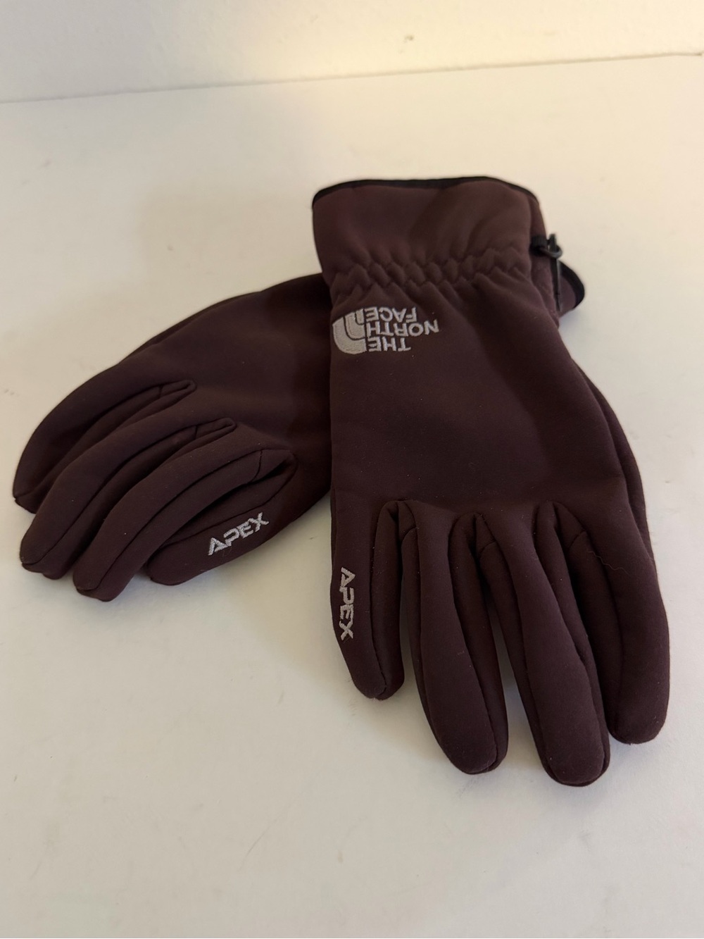 The North Face Apex Etip Gloves Women's Small Brown Weather Ready Touchscreen